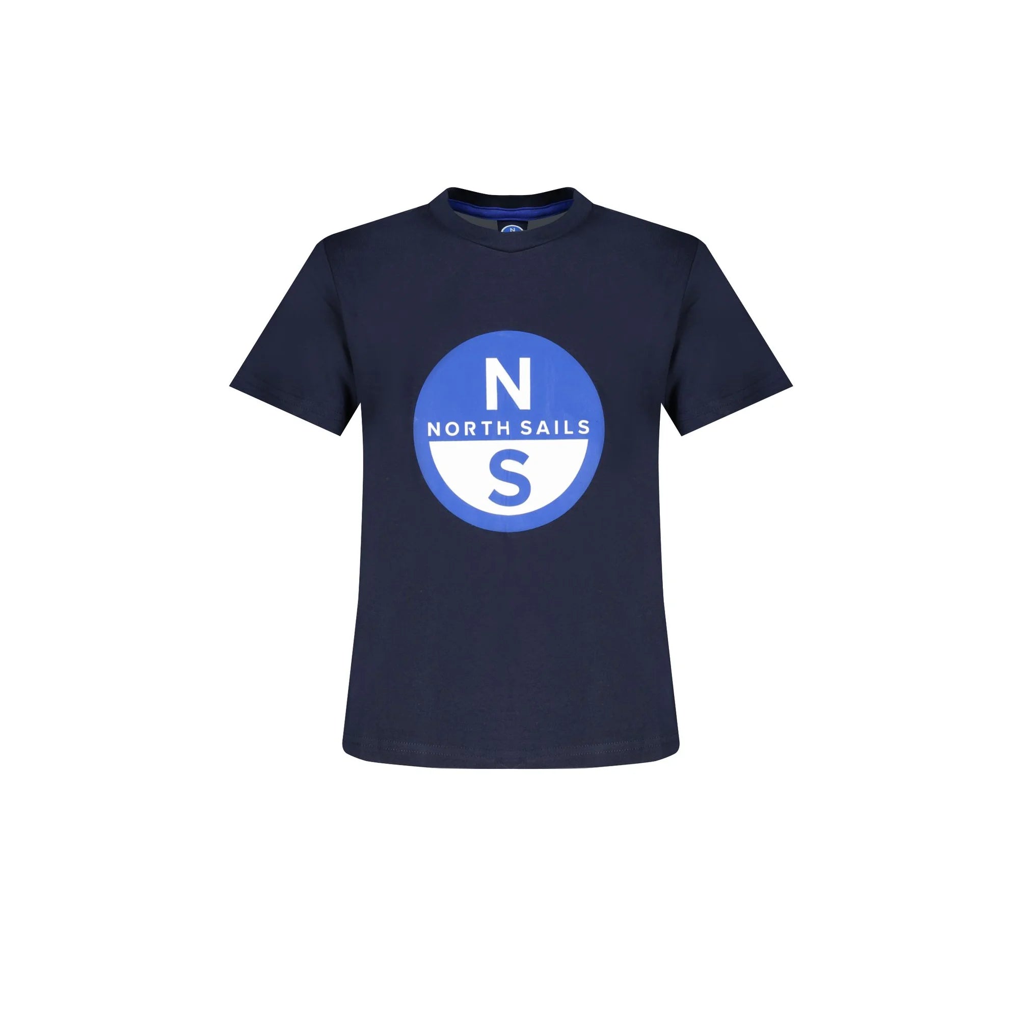 North Sails T-Shirt Maniche Corte Bambino Blu Stampa Logo - foto prodotto